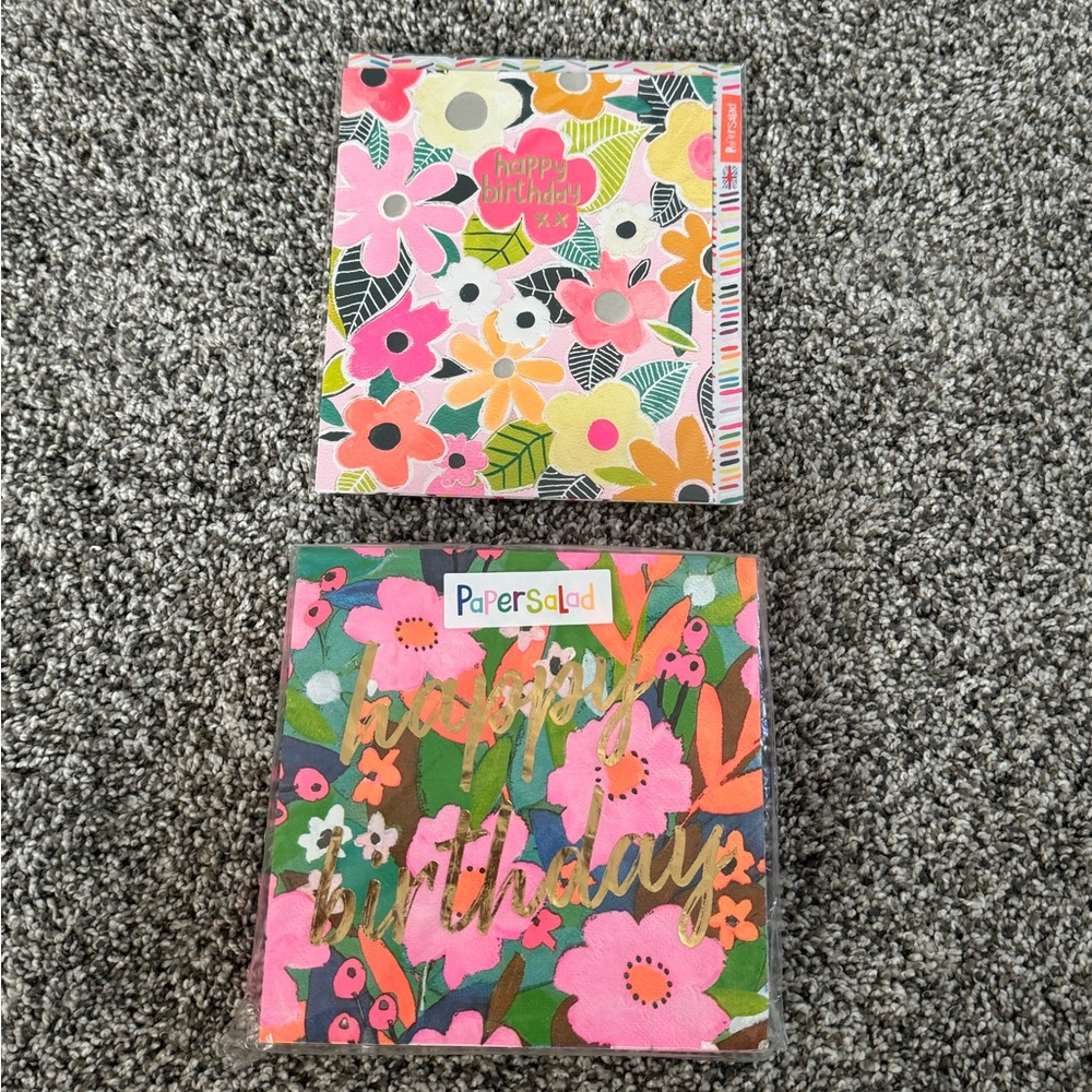Papersalad Brand Napkins & Birthday Card